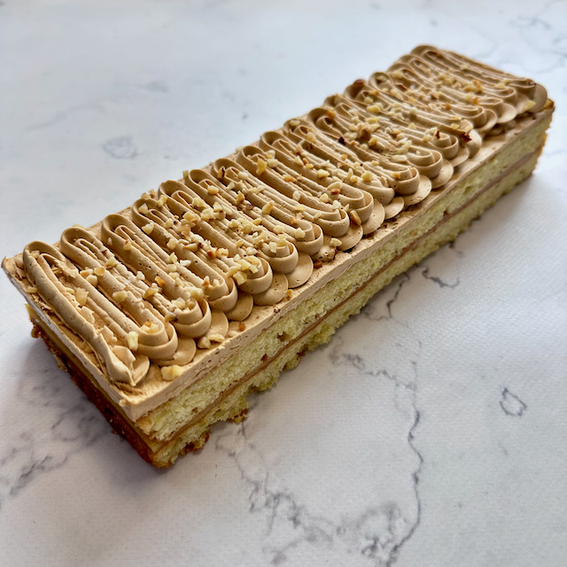 Het Zaanse Bakkertje - Mokka-Hazelnoot Schnitt